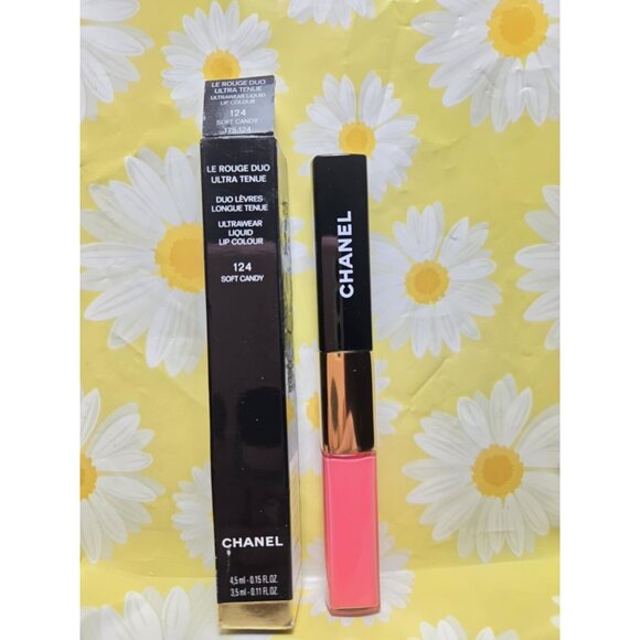 Chanel Le Rouge Duo Ultra Tenue Ultrawear Liquid Lip #124 Soft Candy - Picture 1 of 6